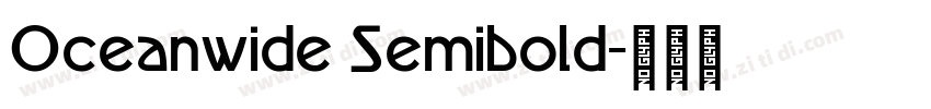 Oceanwide Semibold字体转换